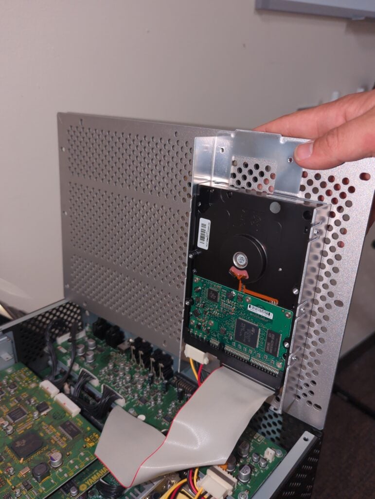 The original spinning disk, at rest