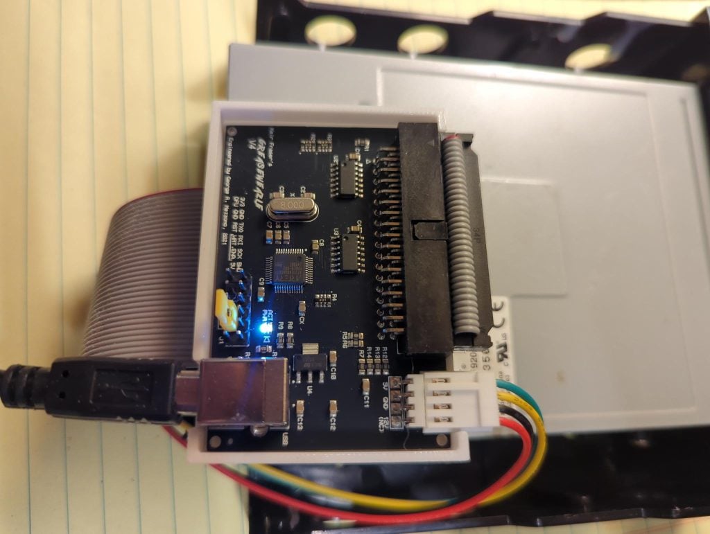 Picture of Greaseweazle setup.