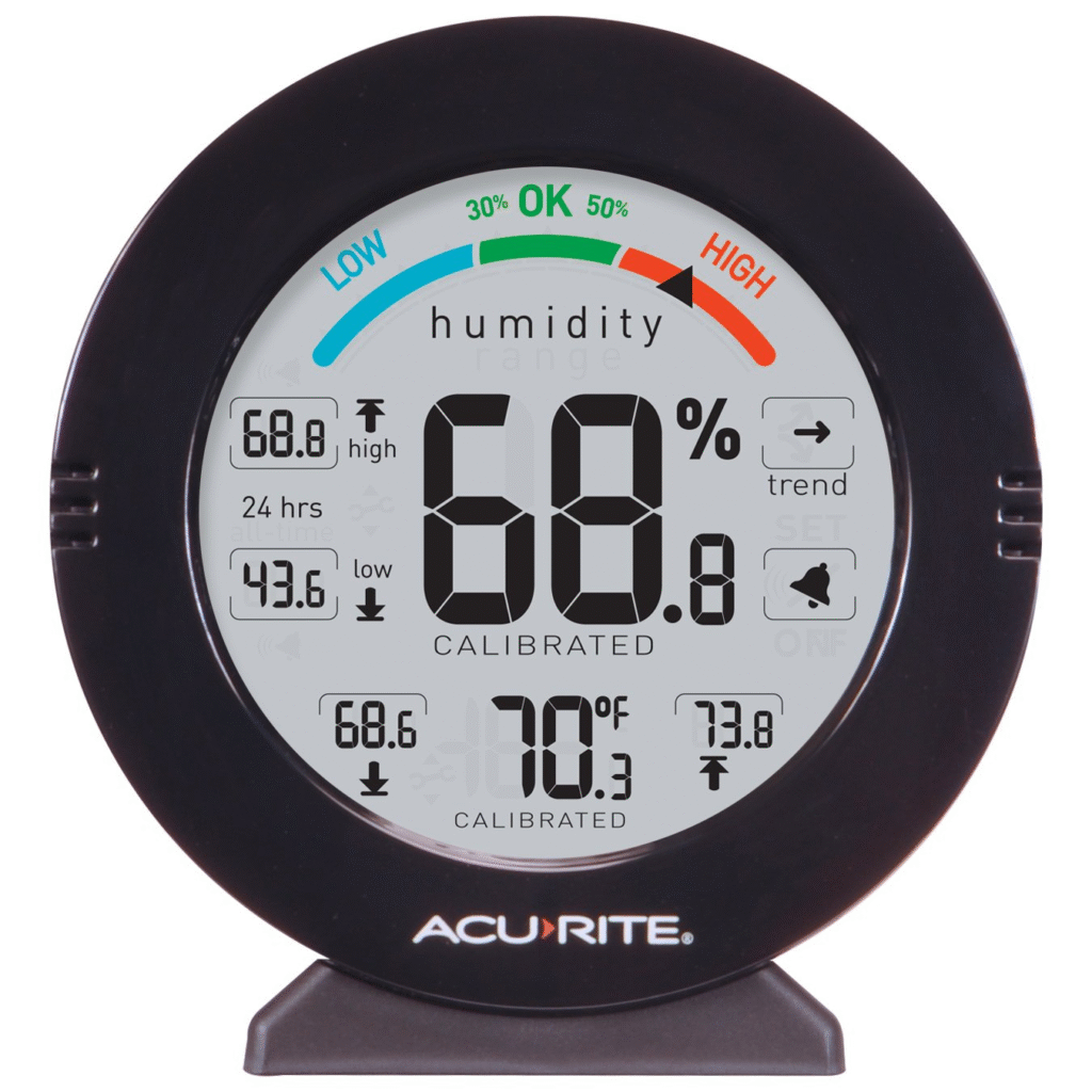 Closeup of AcuRite 01080M.